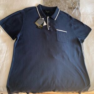 Todd Snyder New York Vintage Italian Wool Tipped Polo (wears like XL) se…